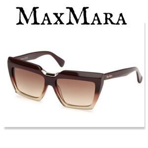 NWT MaxMara Spark-7 MM0137 W/ Carry Case And Dust Cloth